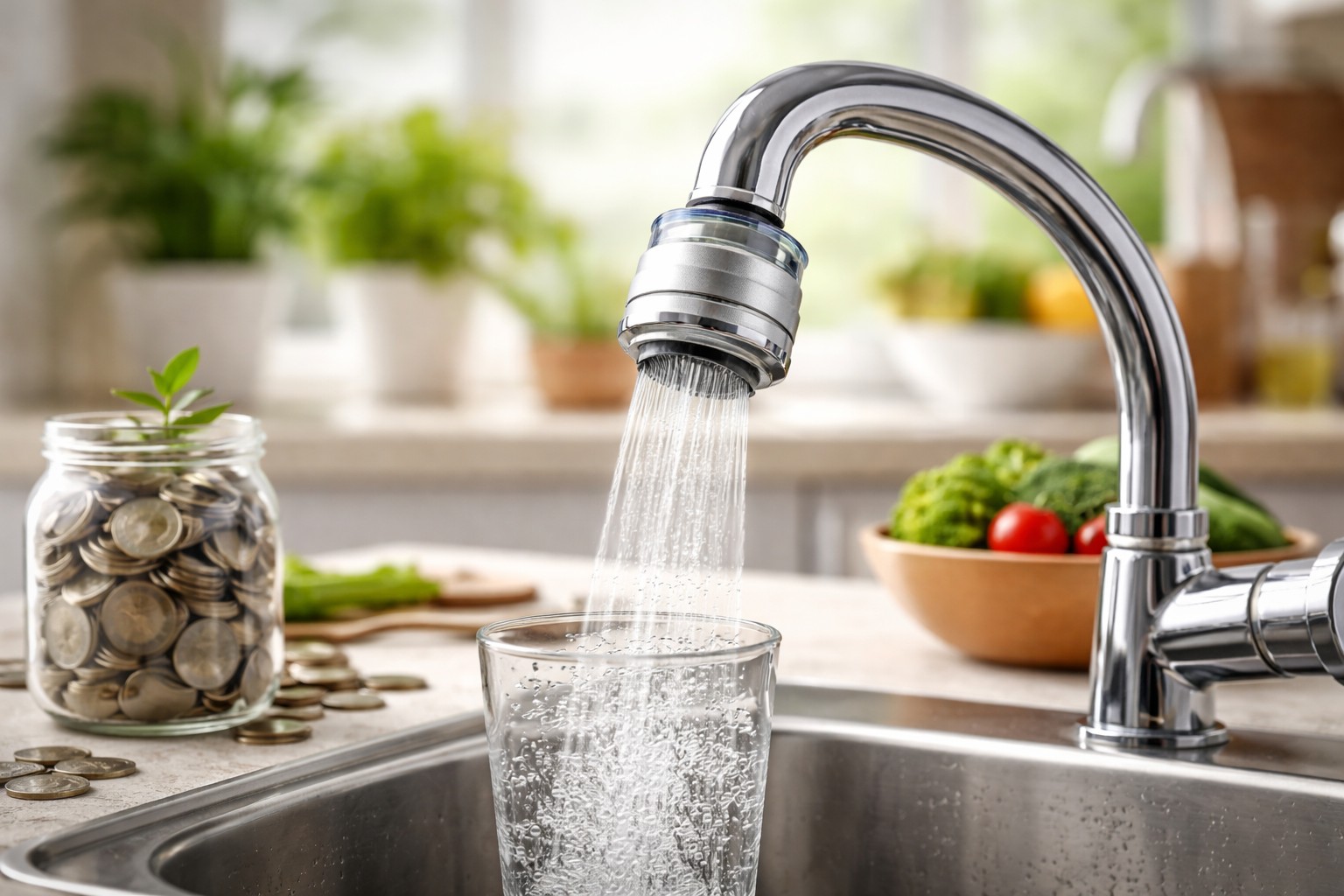 Come i piccoli ugelli del rubinetto possono essere discreti e risparmiare denaro