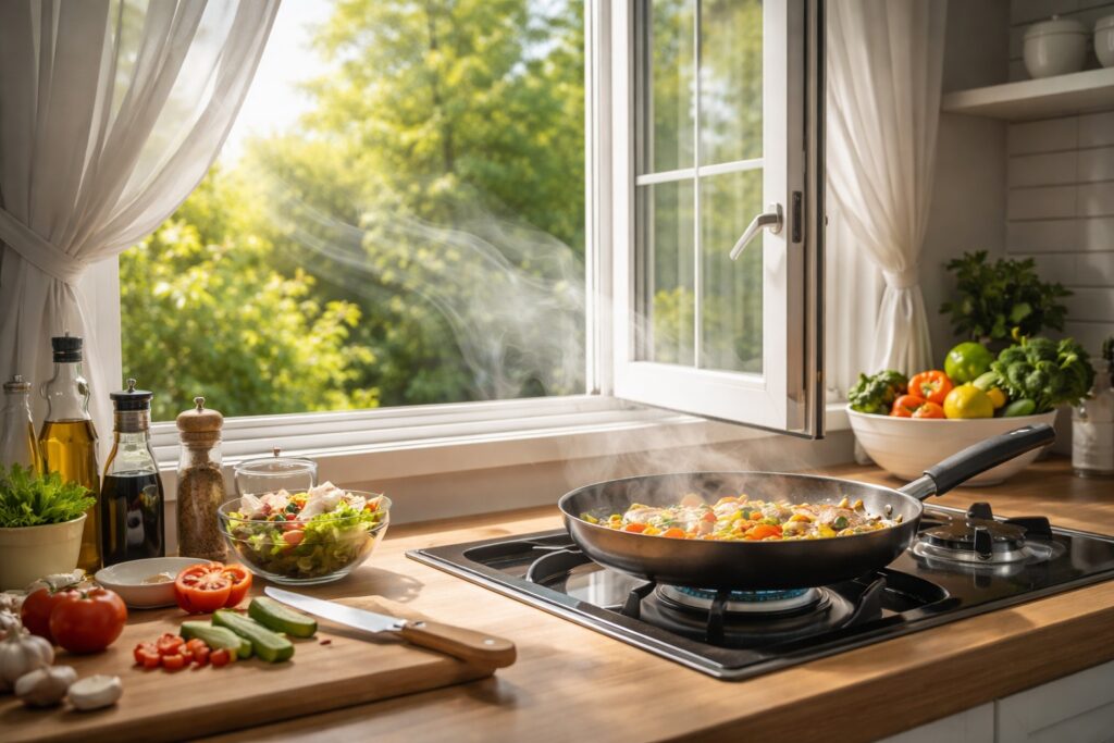 Perché aprire le prese d'aria mentre cucini può salvare la tua salute e quella della tua cucina
